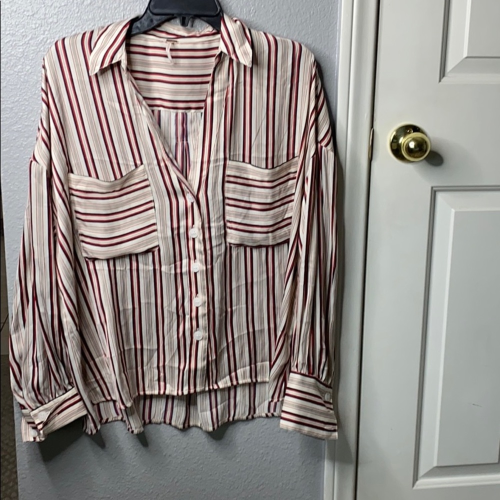 Silk top from Free people